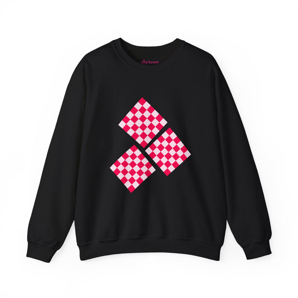 Checkerboard Crewneck Sweatshirt