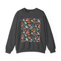 Abstract Floral Crewneck Sweatshirt