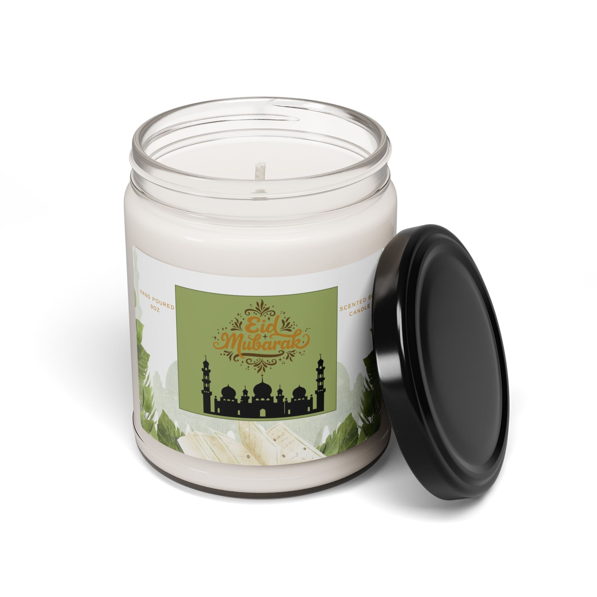 Eid Mubarak Scented Soy Candle- 9oz Jar