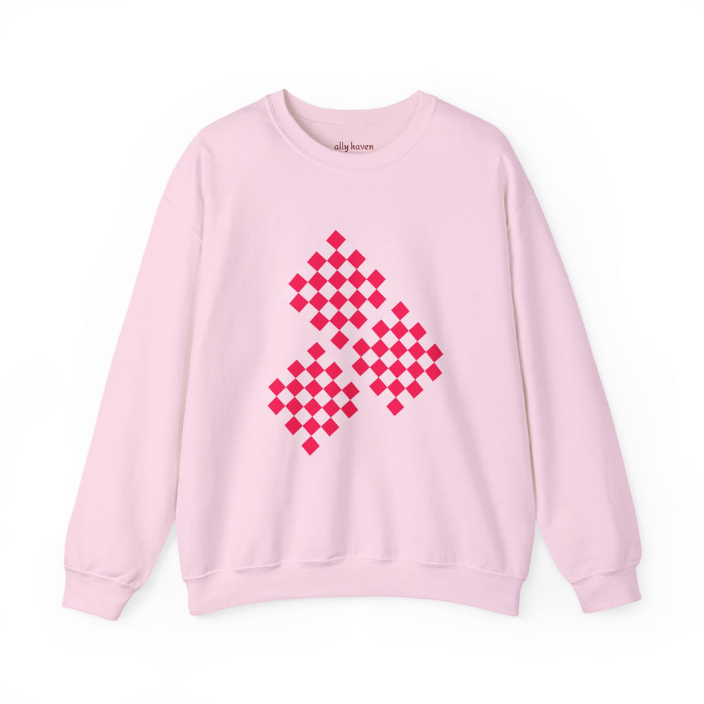 Checkerboard Crewneck Sweatshirt