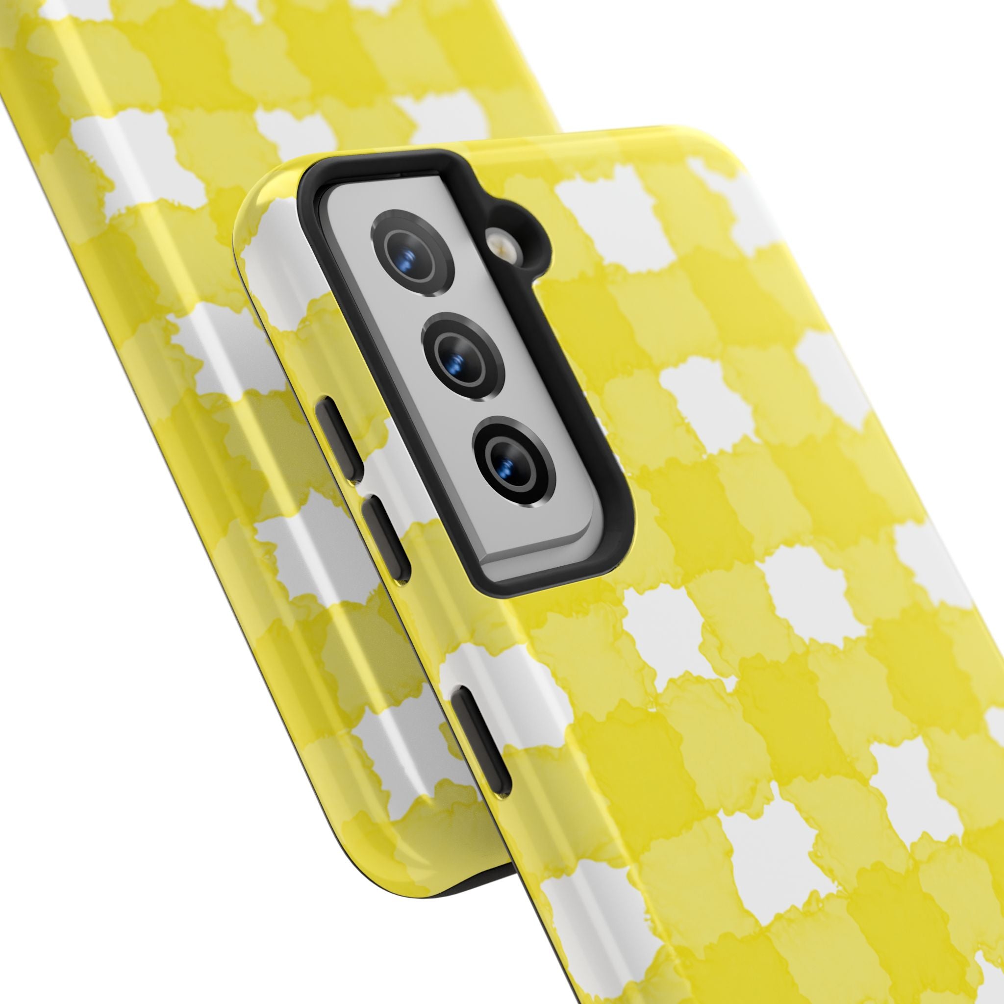 Yellow Gingham Phone Case
