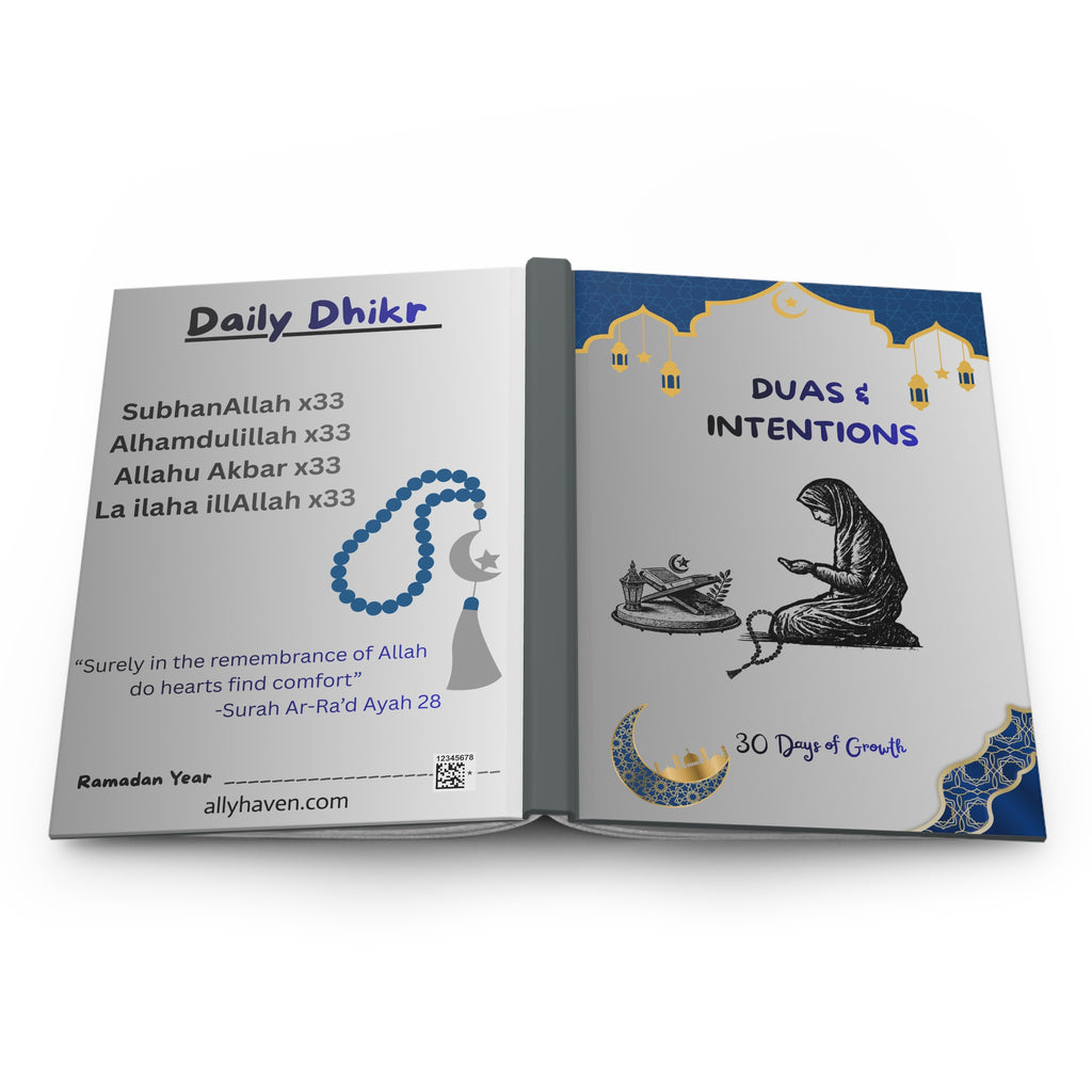 Duas & Intentions Hardcover Ramadan Journal