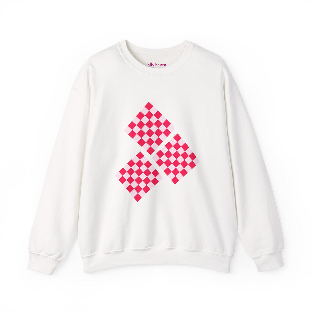 Checkerboard Crewneck Sweatshirt