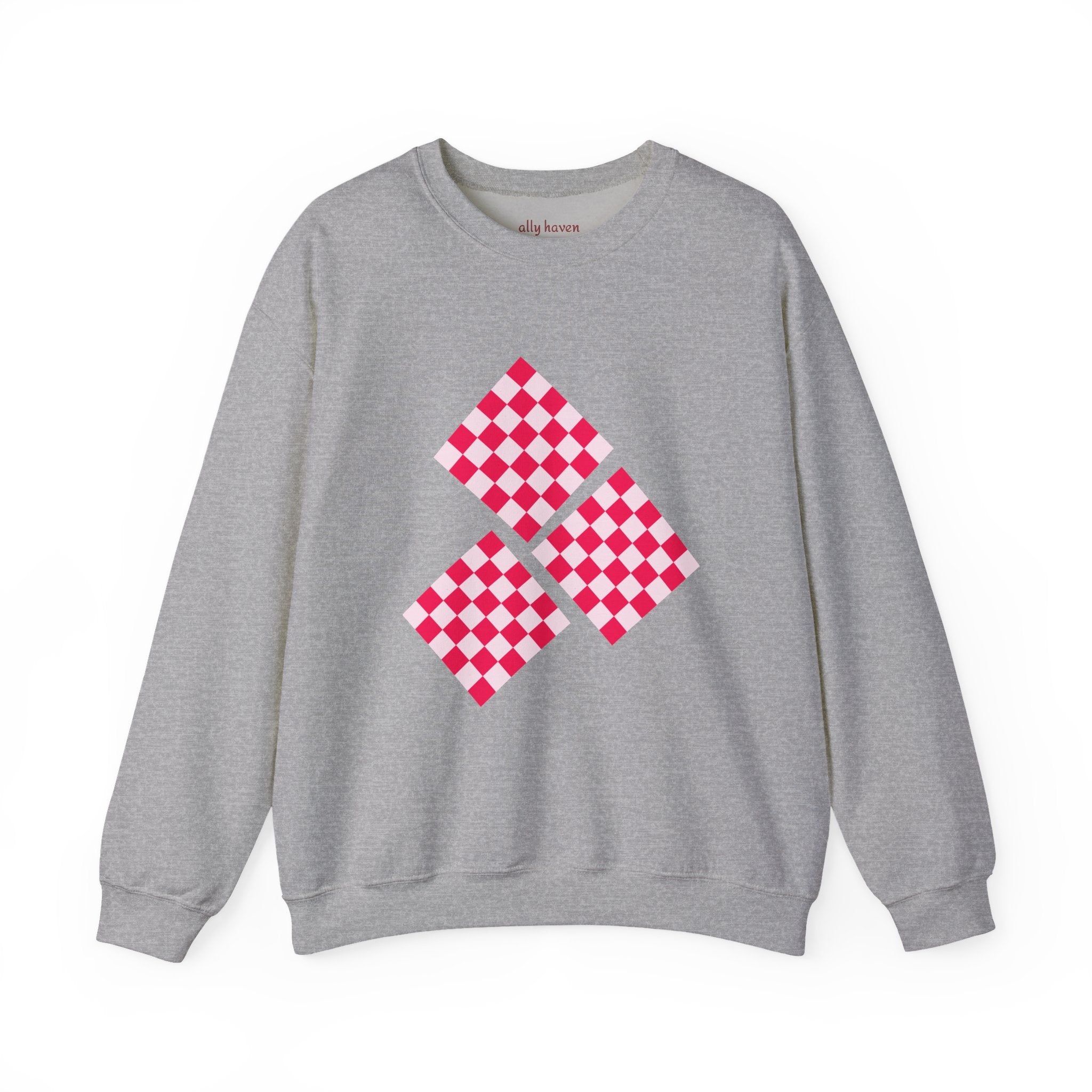 Checkerboard Crewneck Sweatshirt