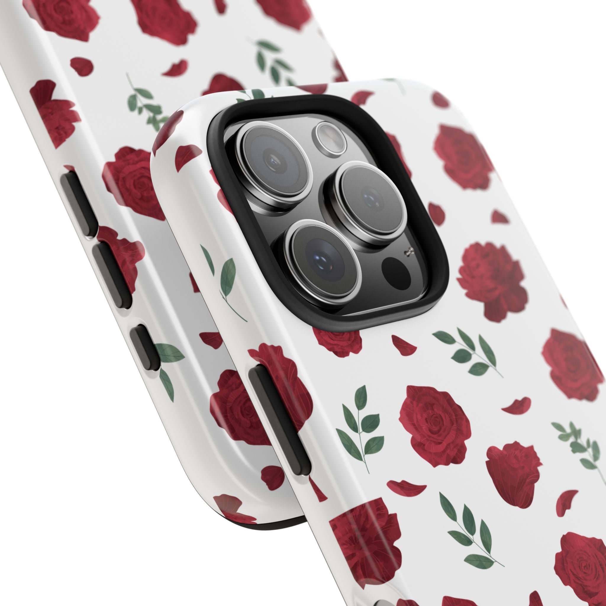 Red Rose Pattern Phone Case