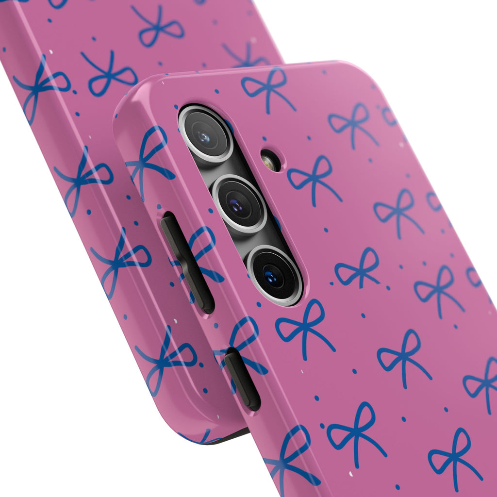 Cute Purple Bow Pattern Phone Case