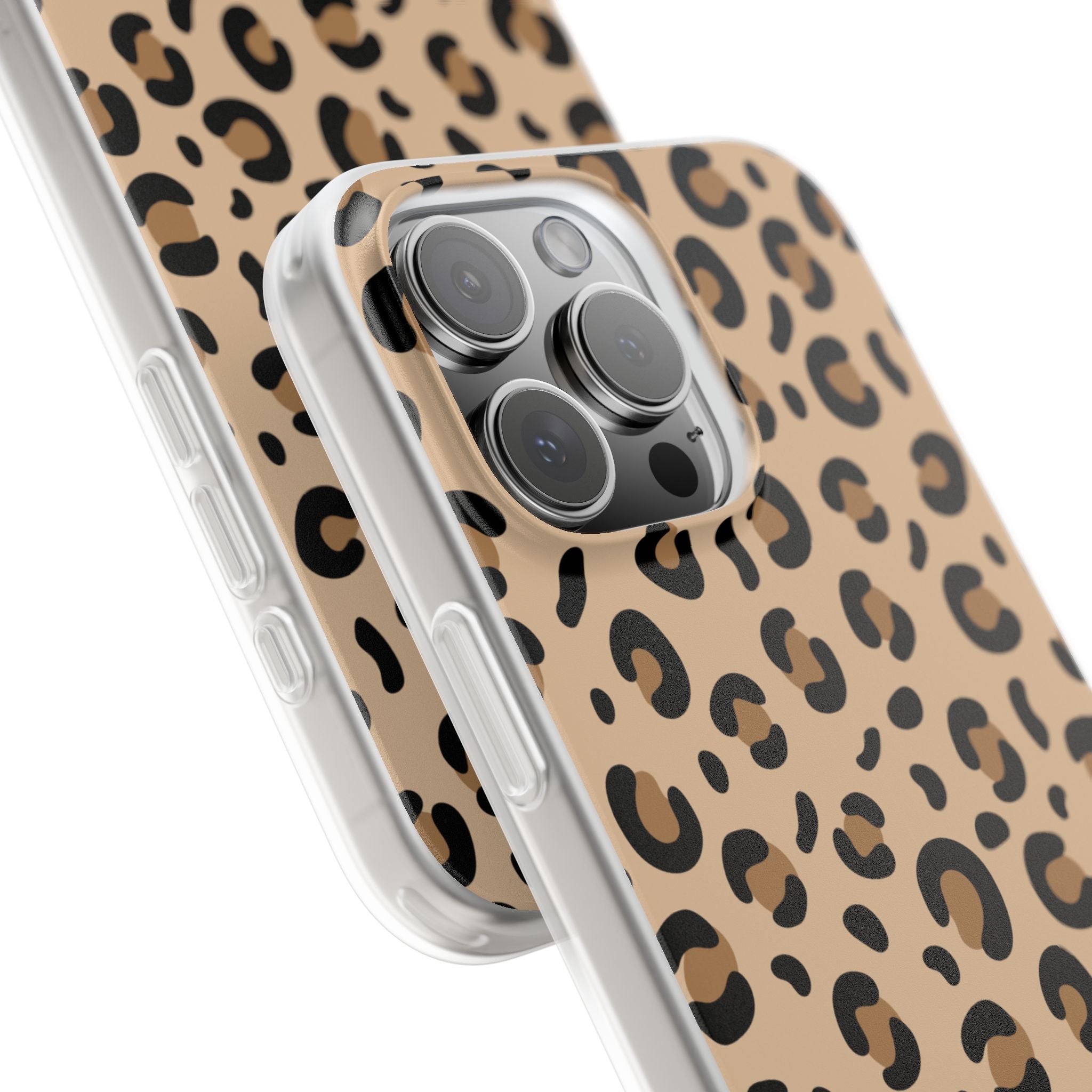 Leopard Print Slim Flexi Phone Case