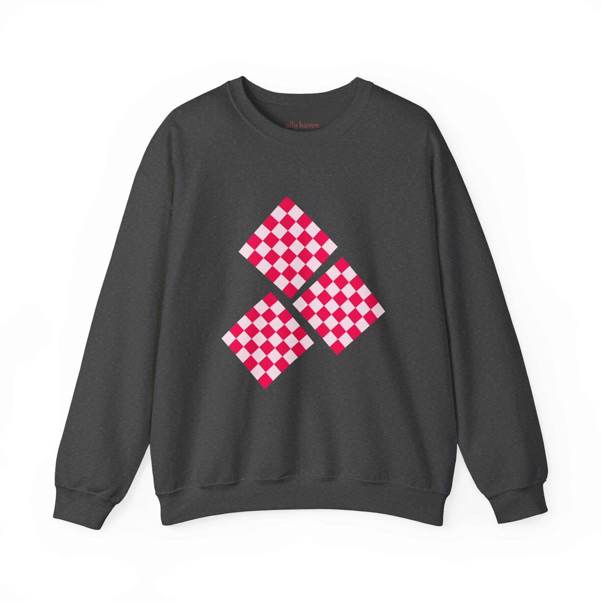 Checkerboard Crewneck Sweatshirt
