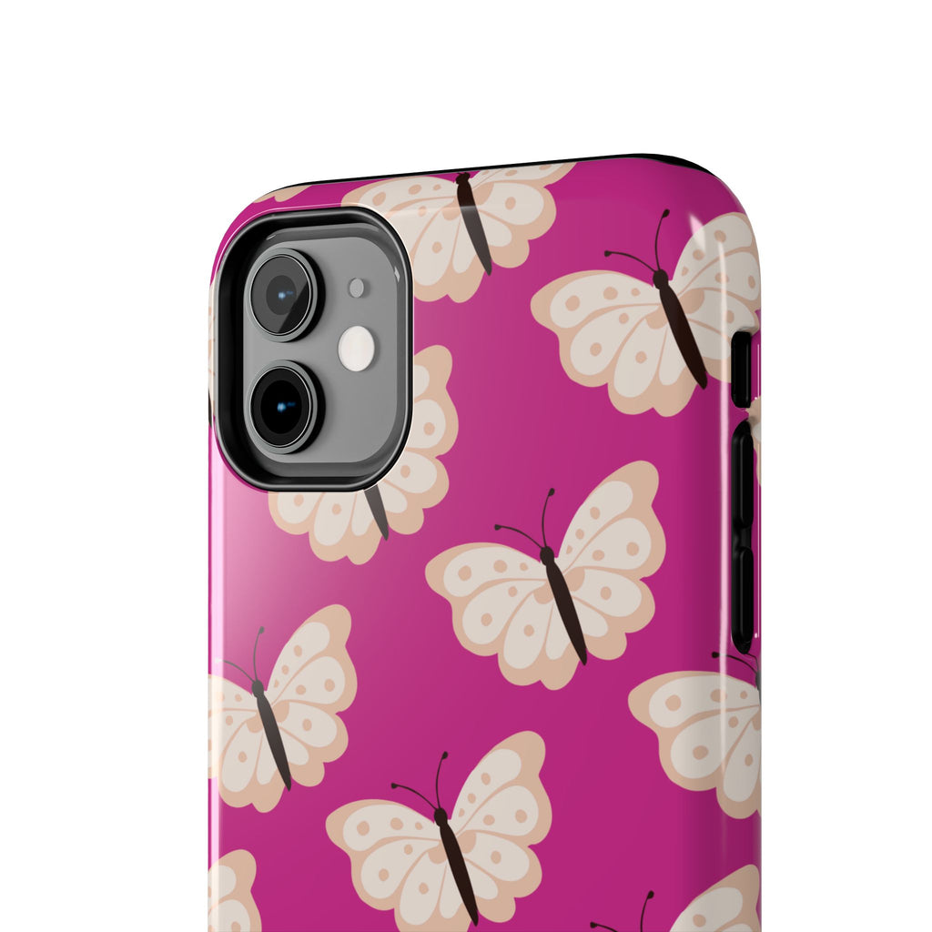 Pink Butterfly Phone Case