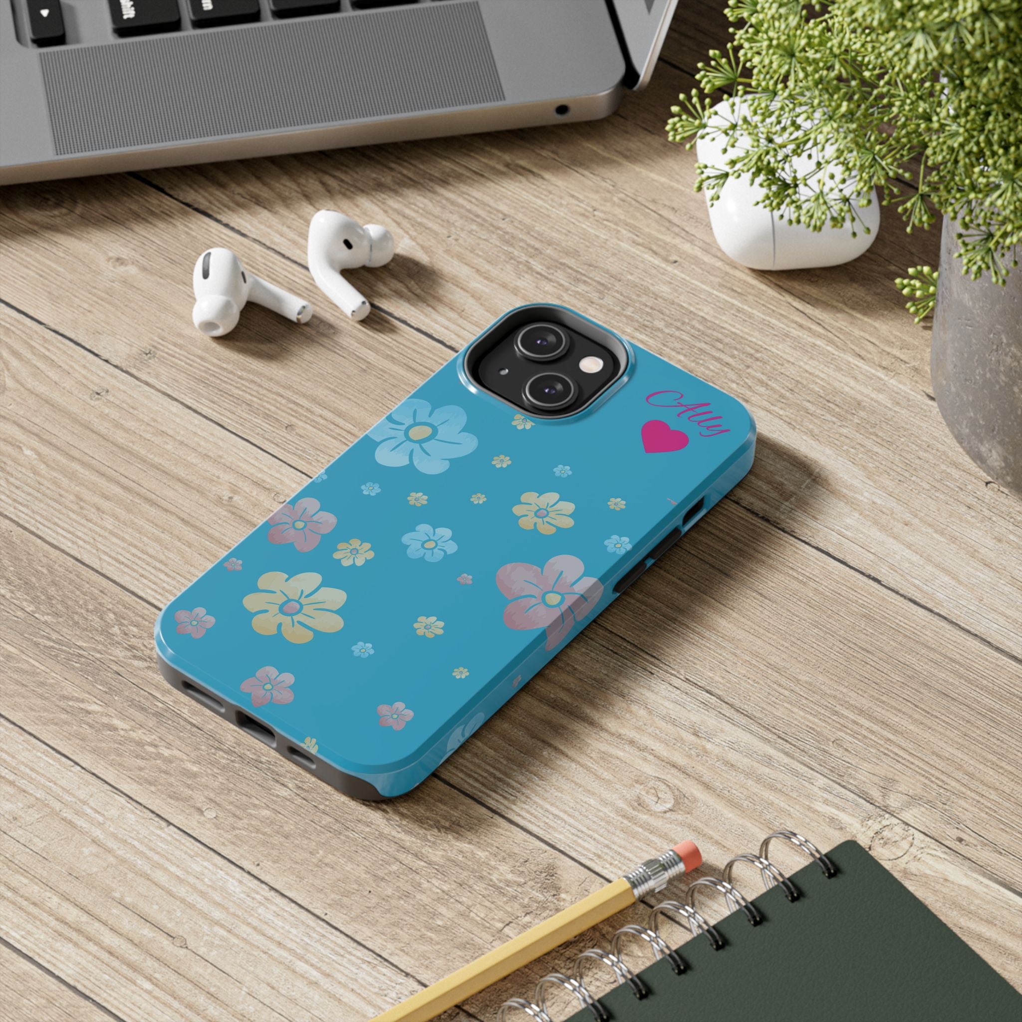 Customizable Daisy Pattern Phone Case