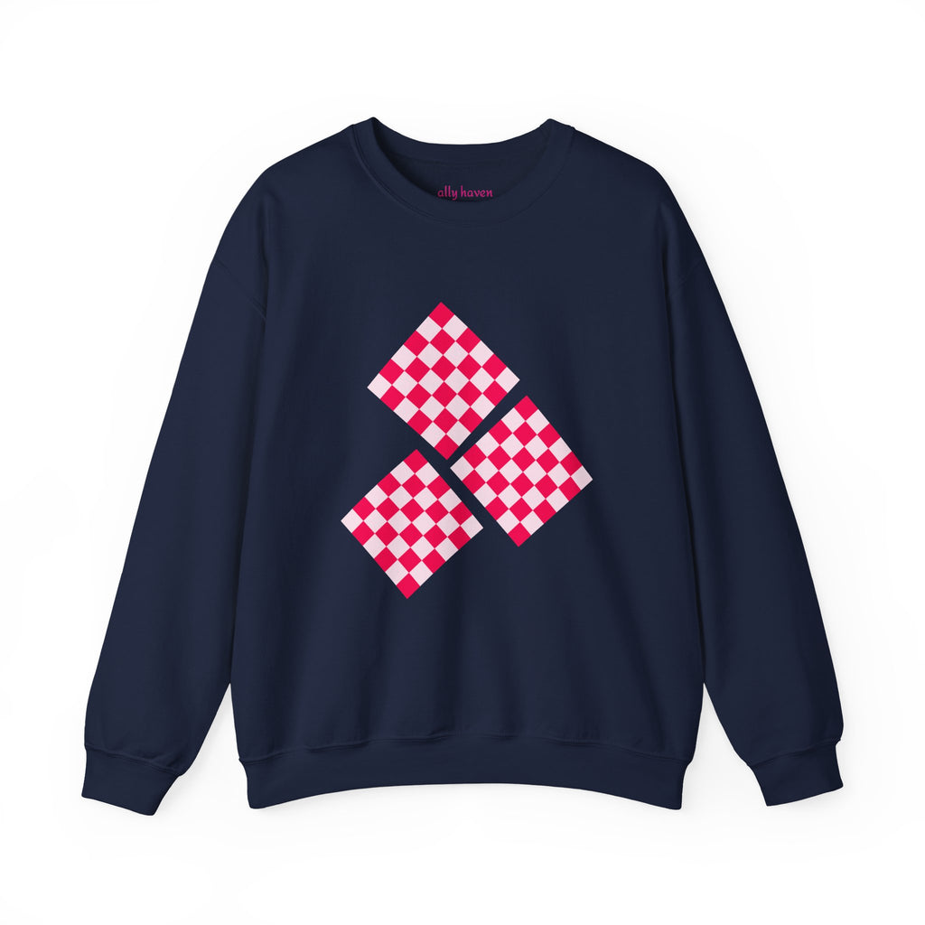 Checkerboard Crewneck Sweatshirt