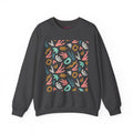 Abstract Floral Crewneck Sweatshirt