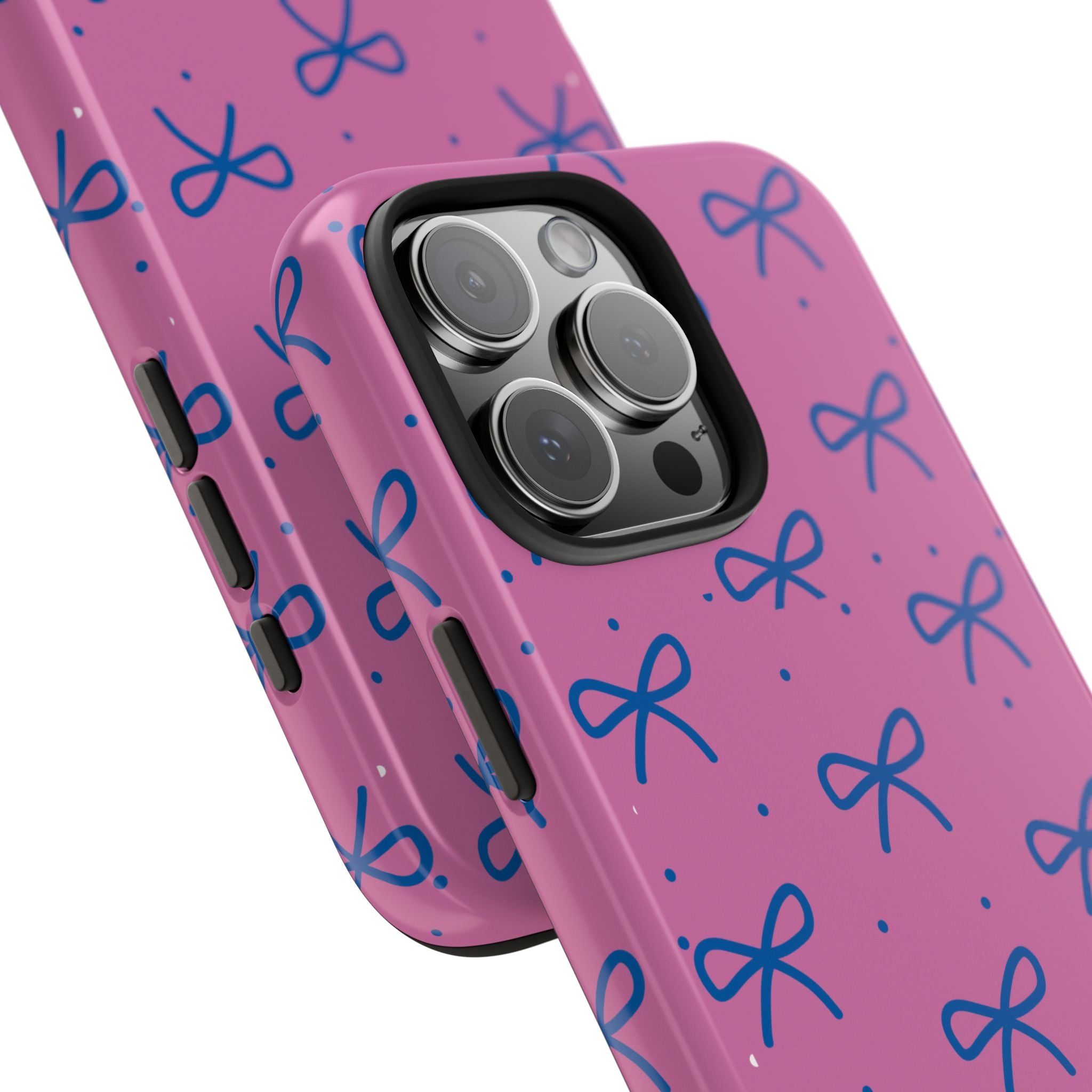 Cute Purple Bow Pattern Phone Case