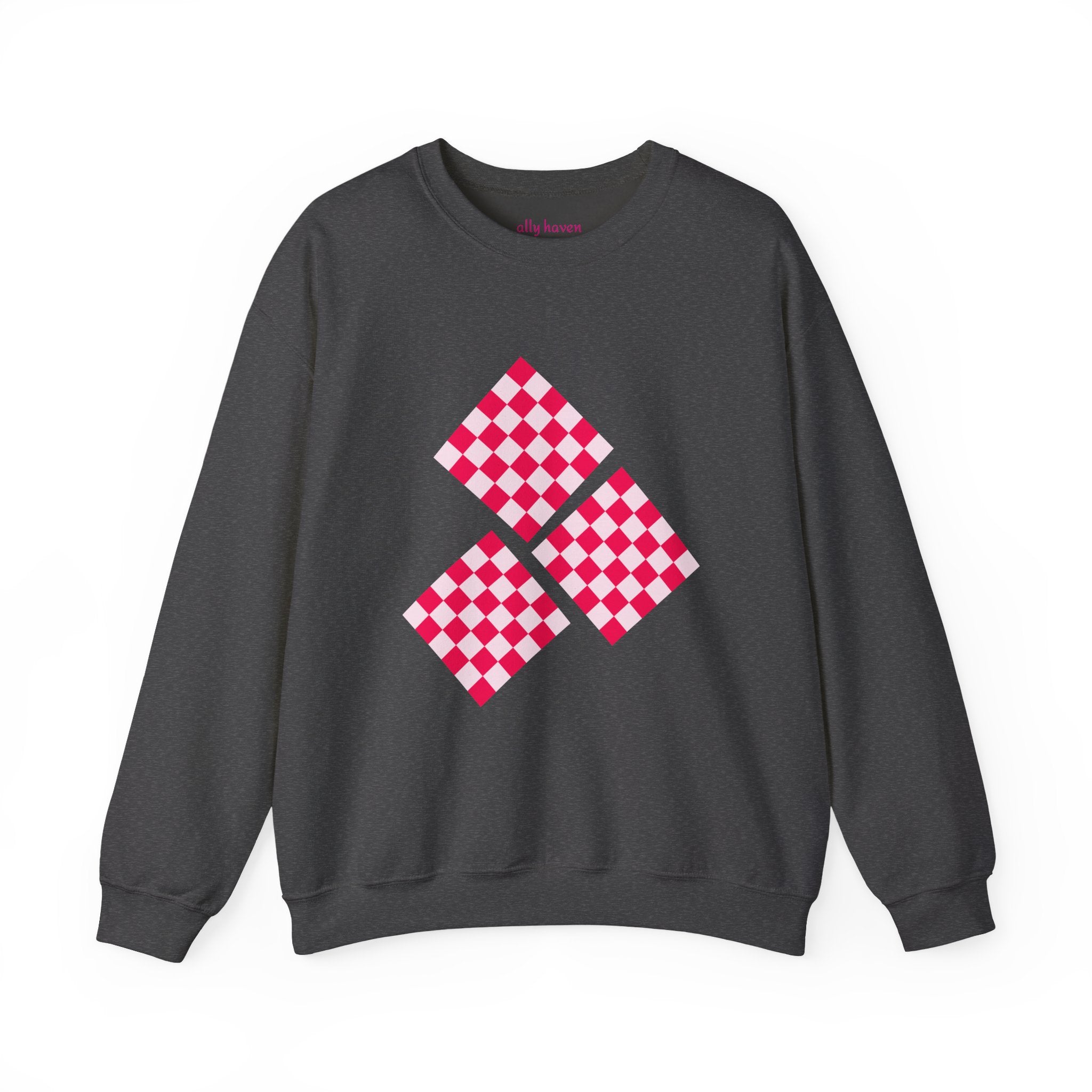 Checkerboard Crewneck Sweatshirt