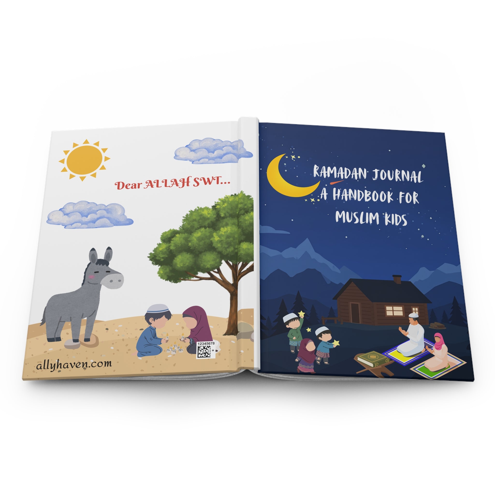 Ramadan Journal for Kids — Hardcover Islamic Handbook & Prayer Activity Notebook