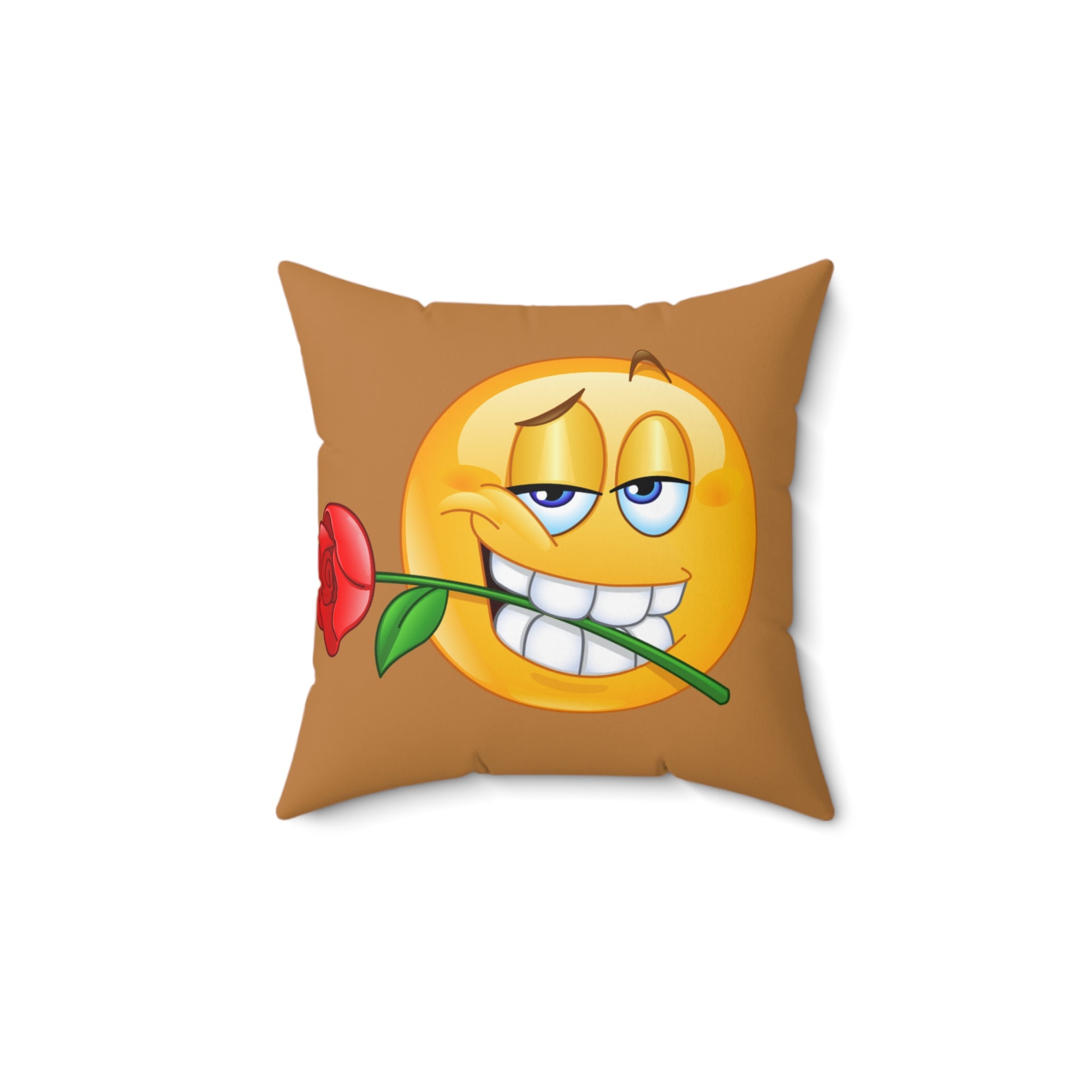 Love & Learn Emoji Square Pillow